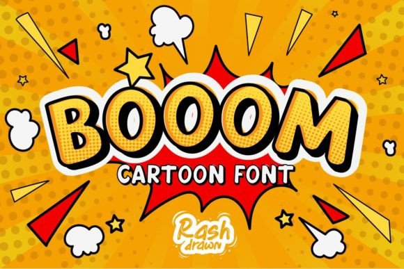 Booom: A Bold Display Font