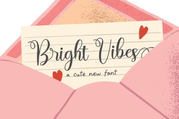 Bright Vibes Font for Web Design