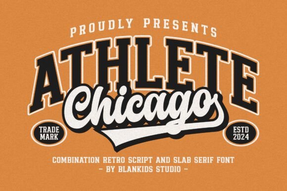 Chicago Athlete Font for Business Branding