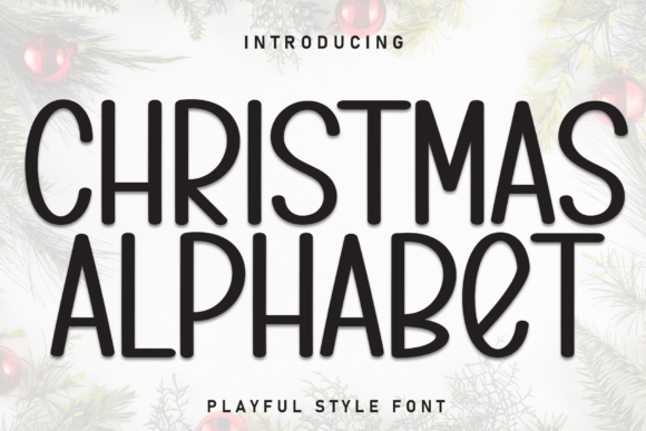 Christmas Alphabet Font for Bold Campaigns