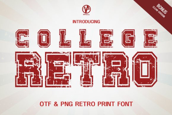 College Retro Font for Bold Campaigns