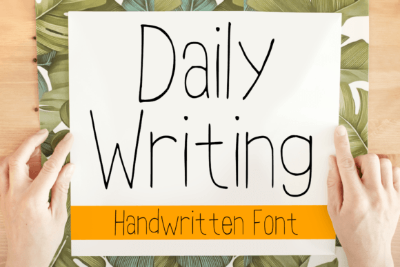 Daily Writing Font for Business Branding