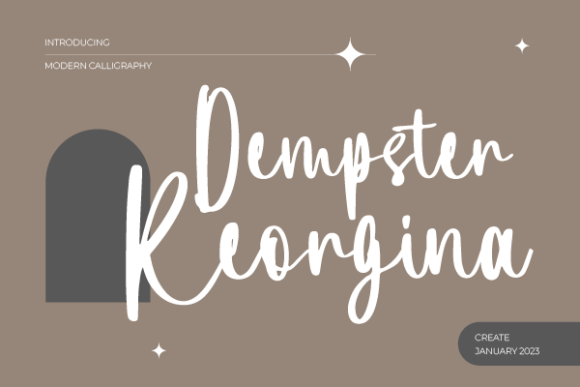 Dempster Keorgina Font for Elegant Branding