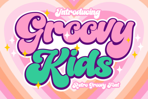 Groovy Kids Font for Creative Projects