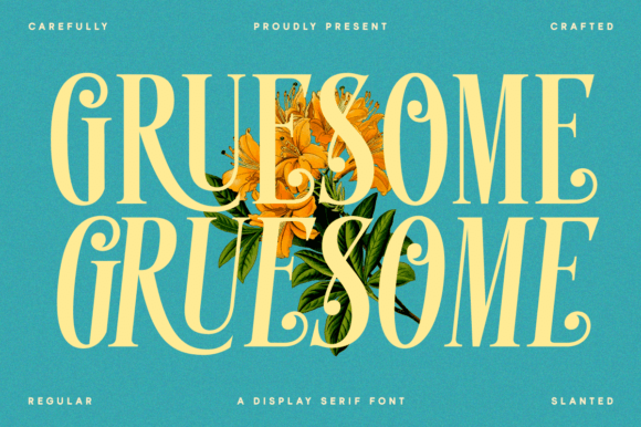 Gruesome Font: Vintage Serif for Branding