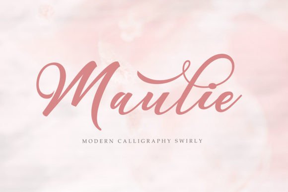 Maulie Script Font for Elegant Branding