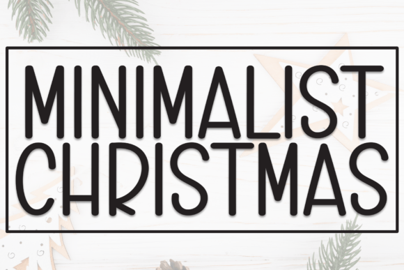 Minimalist Christmas Font