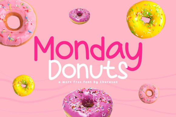 Monday Donuts Font for Creative Projects