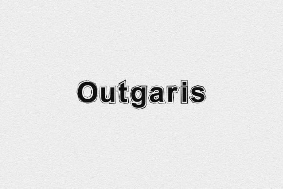 Outgaris Font: A Unique Script for Editorial Design
