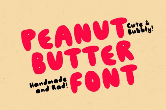 Peanut Butter Font: A Joyful Typeface for Creative Design