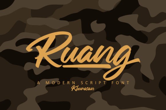 Ruang: A Script Font for Creative Projects