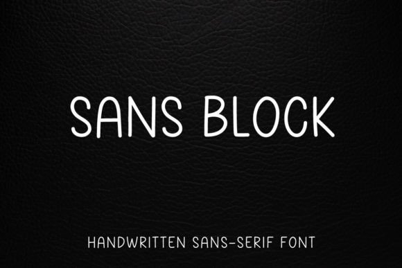 Sans Block Font for Editorial Design