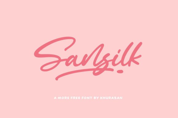 Sansilk: A Modern Script Font for Designers