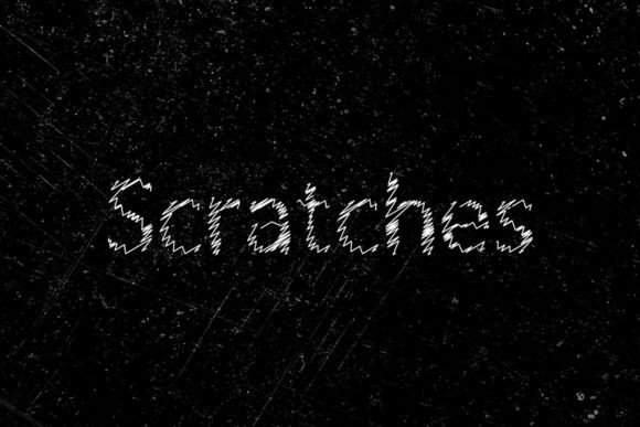 Scratches Font for Web Design