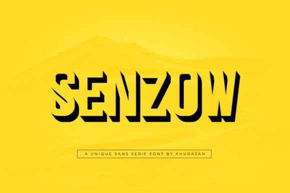 Senzow Font for Creative Makers