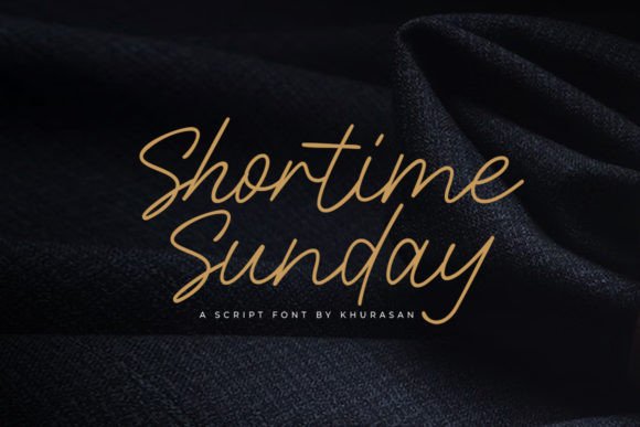 Shortime Sunday Font for Elegant Branding