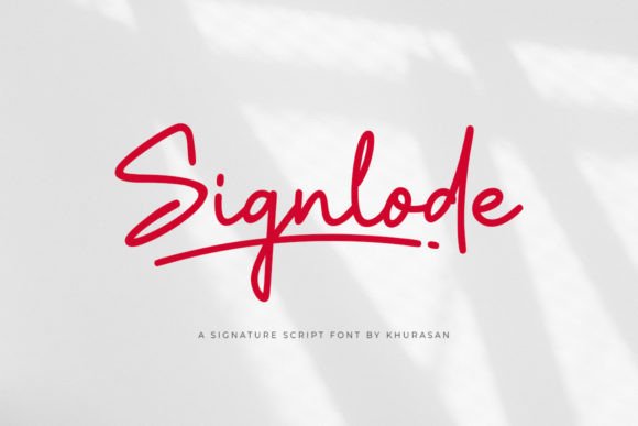Signlode Font for Creative Design