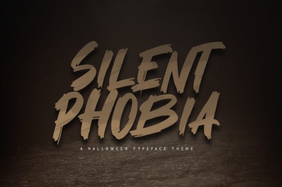 Silent Phobia Font for Editorial Design