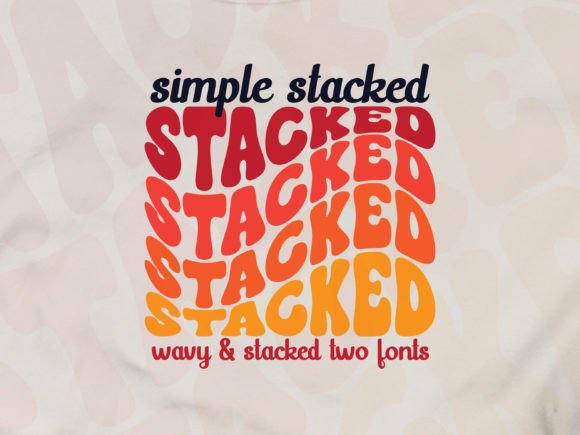 Simple Stacked Font for Bold Campaigns