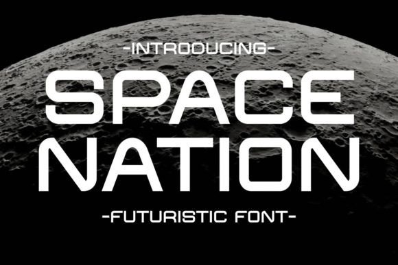 Space Nation Font for Web Design