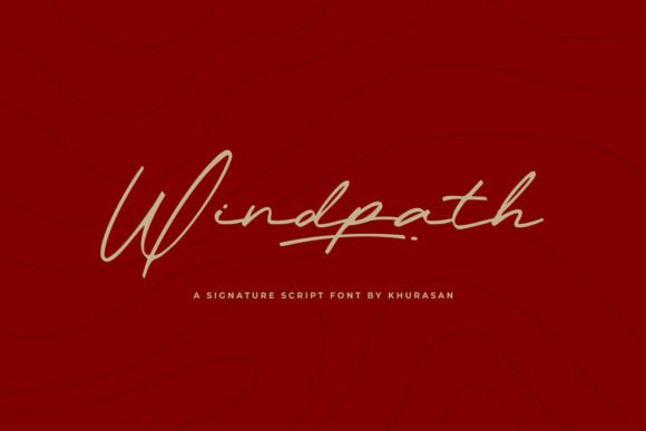 Windpath Font for Web Design