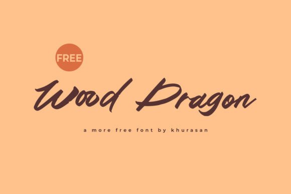 Wood Dragon Font for Business Branding